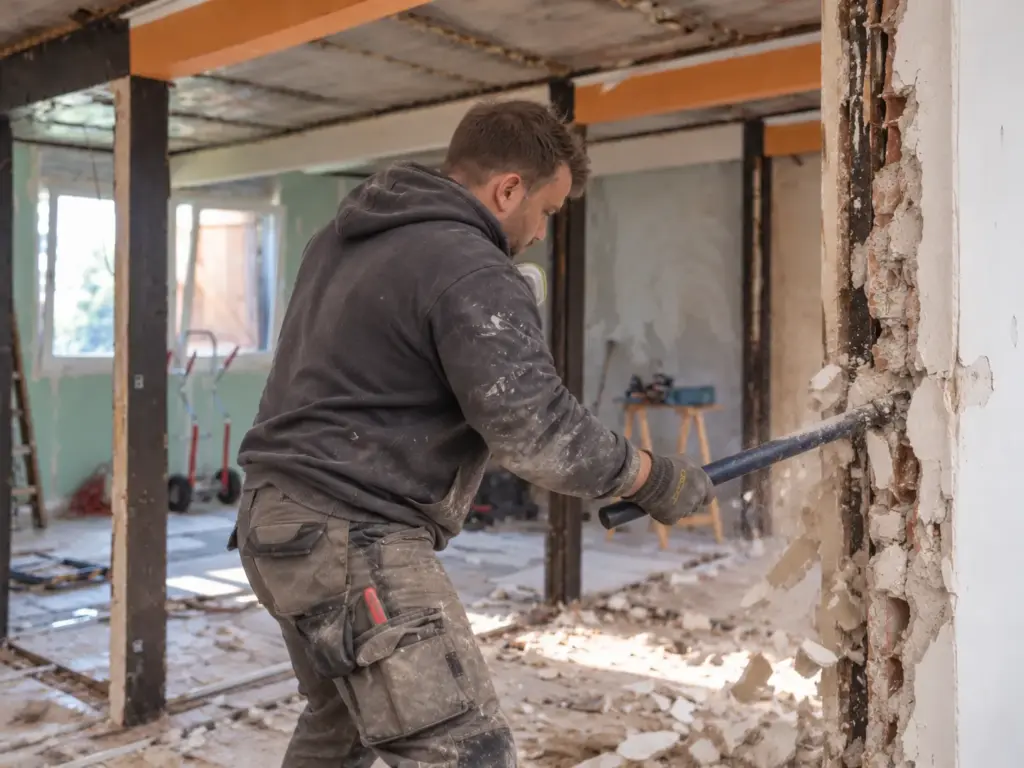 Gutjahr Abbruch und Entkernung bei der Arbeit